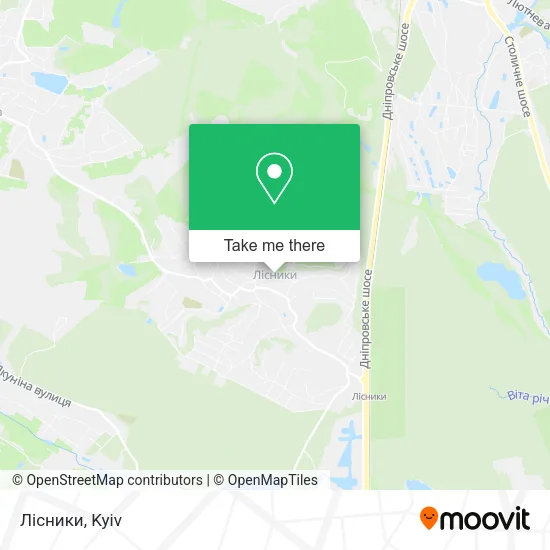 Лісники map