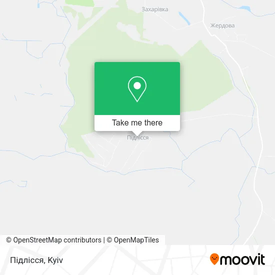 Карта Підлісся