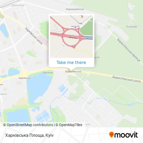 Харківська Площа map