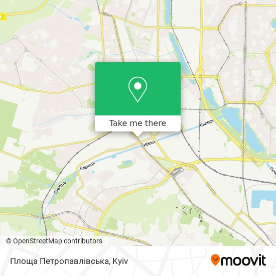 Площа Петропавлівська map