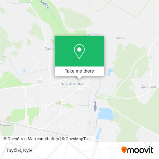 Трубіж map
