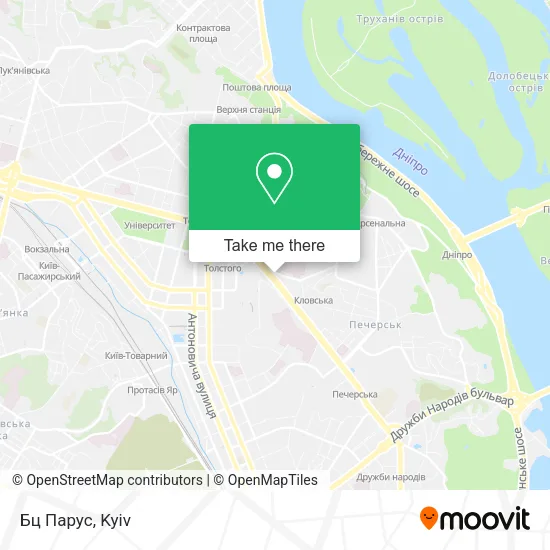 Карта Бц Парус