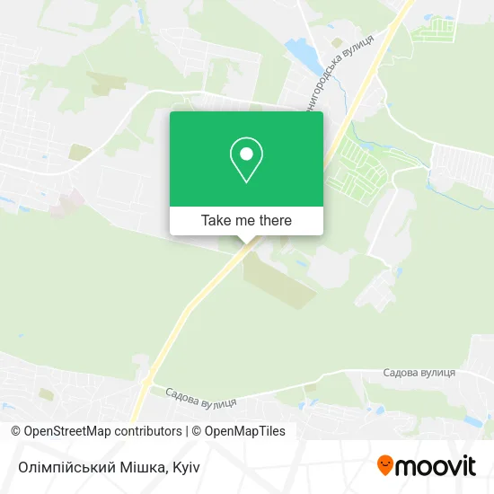 Карта Олімпійський Мішка