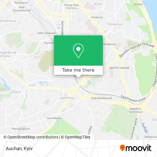 Auchan map