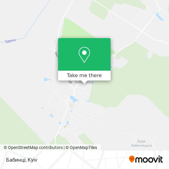 Бабинці map