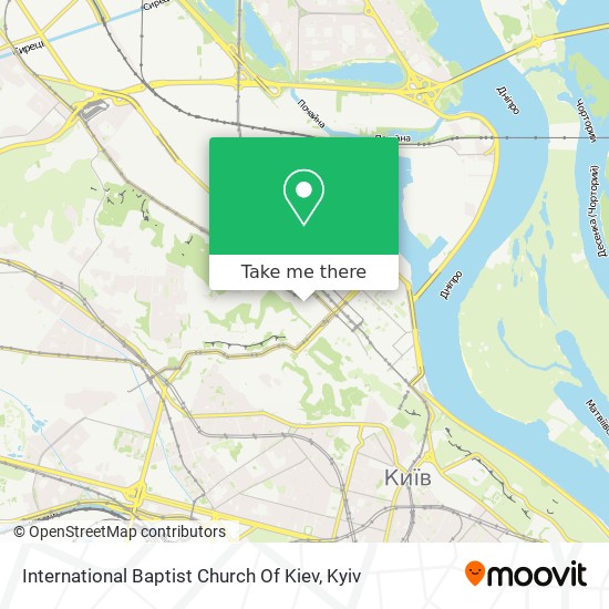 International Baptist Church Of Kiev map