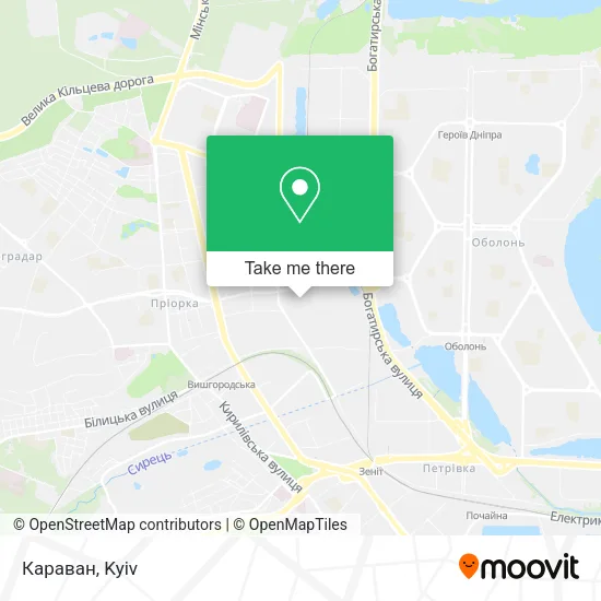 Карта Караван