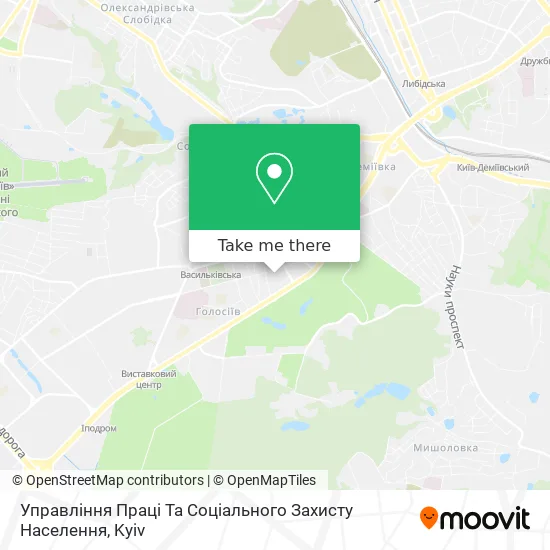 Управління Праці Та Соціального Захисту Населення map