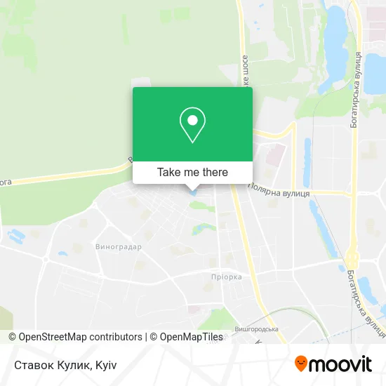 Карта Ставок Кулик