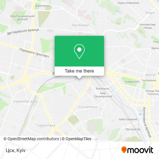Карта Цск