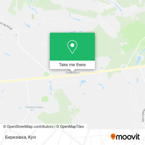 Карта Березівка