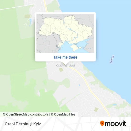 Карта Старі Петрівці