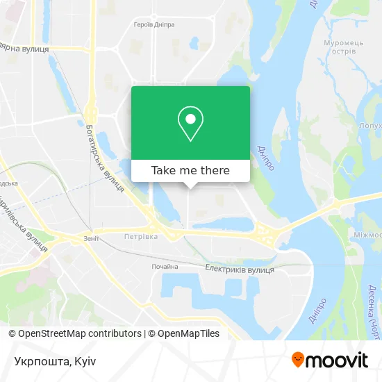 Укрпошта map