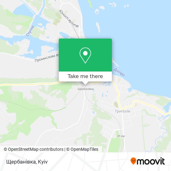 Щербанівка map