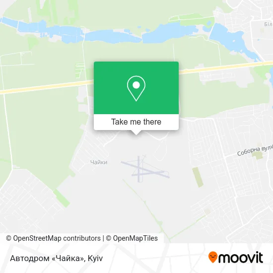 Карта Автодром «Чайка»