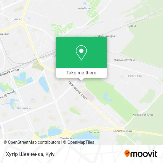 Карта Хутір Шевченка
