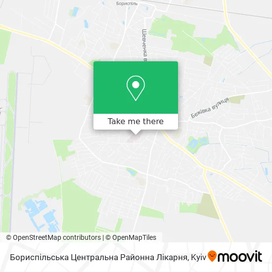Бориспільська Центральна Районна Лікарня map