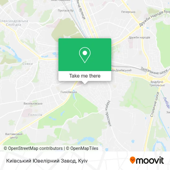 Карта Київський Ювелірний Завод