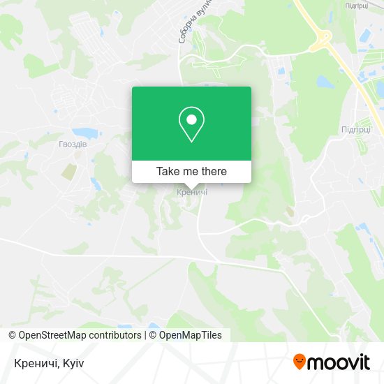 Креничі map