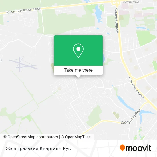 Карта Жк «Празький Квартал»