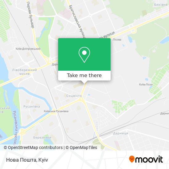 Карта Нова Пошта