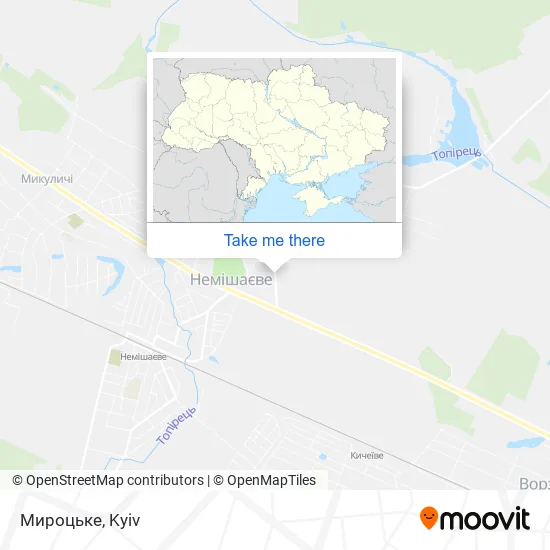Мироцьке map