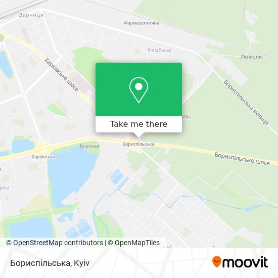 Бориспільська map