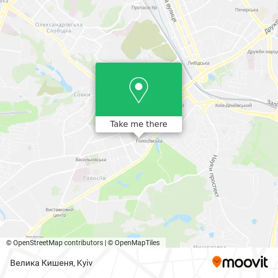 Велика Кишеня map