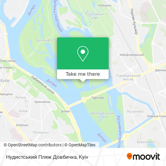 Нудистський Пляж Довбичка map