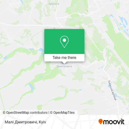 Карта Малі Дмитровичі