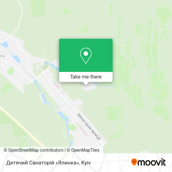 Карта Дитячий Санаторій «Ялинка»