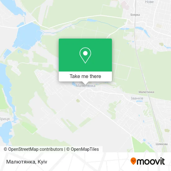 Карта Малютянка
