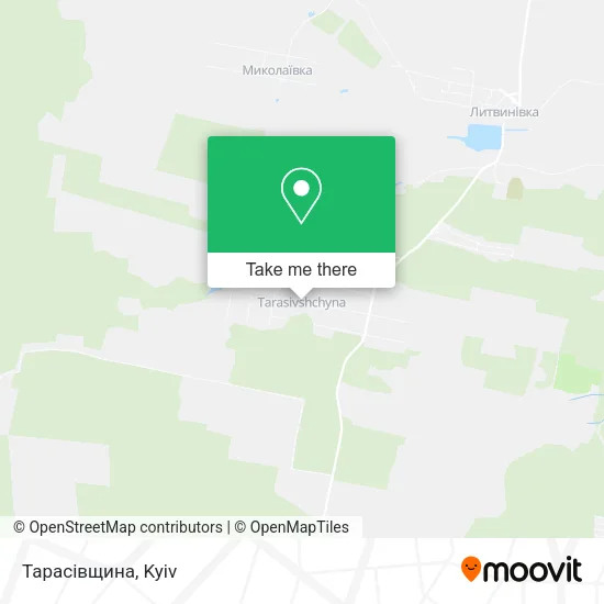 Карта Тарасівщина