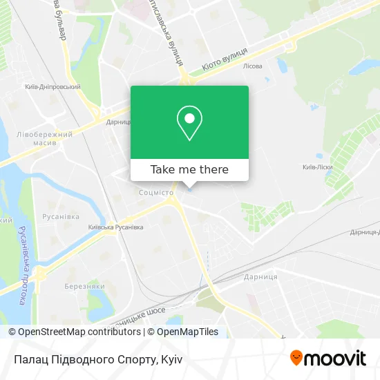 Палац Підводного Спорту map