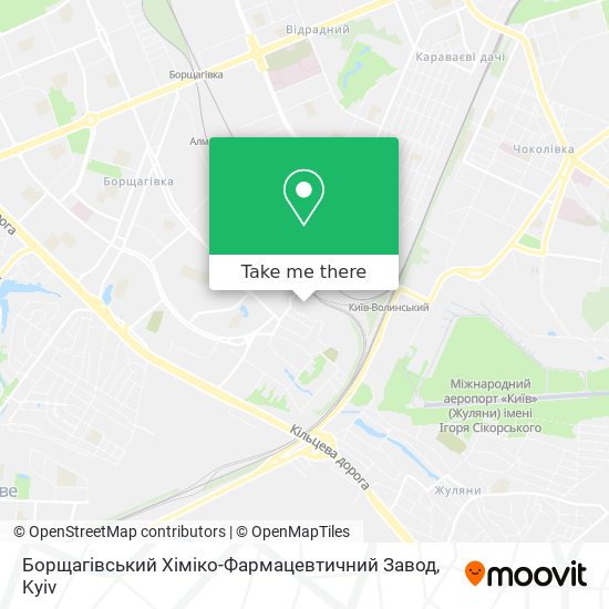 Борщагівський Хіміко-Фармацевтичний Завод map