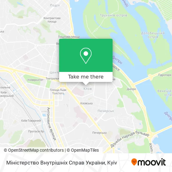 Міністерство Внутрішніх Справ України map