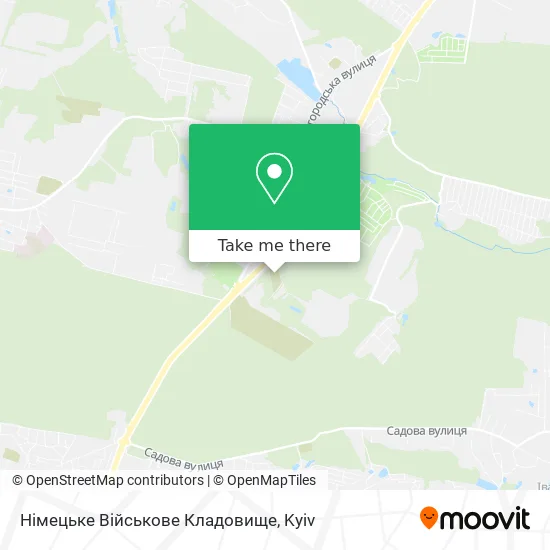 Карта Німецьке Військове Кладовище