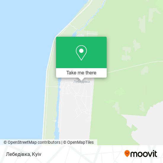 Карта Лебедівка