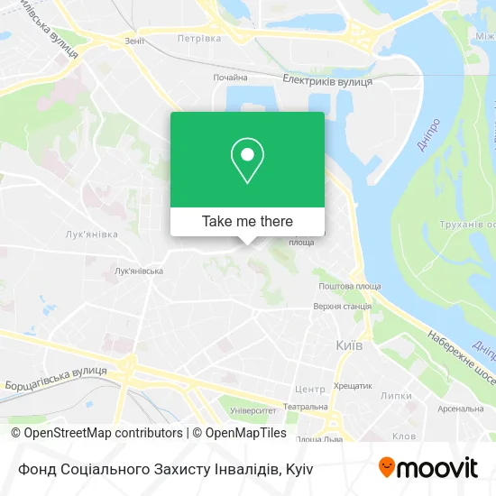 Карта Фонд Соціального Захисту Інвалідів