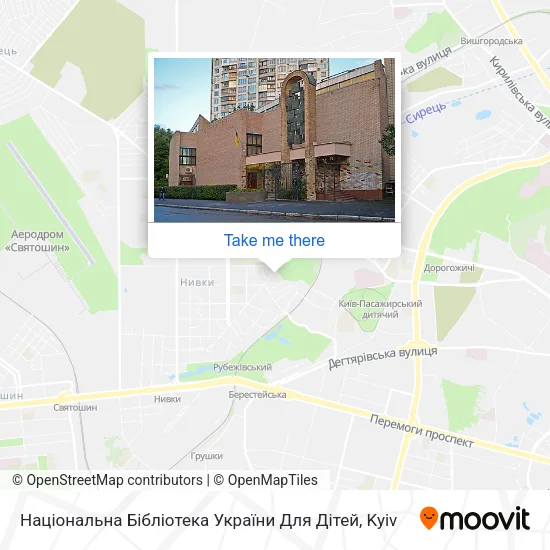 Карта Національна Бібліотека України Для Дітей