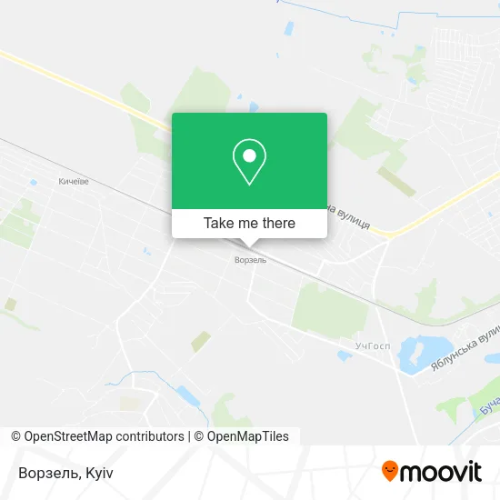 Ворзель map
