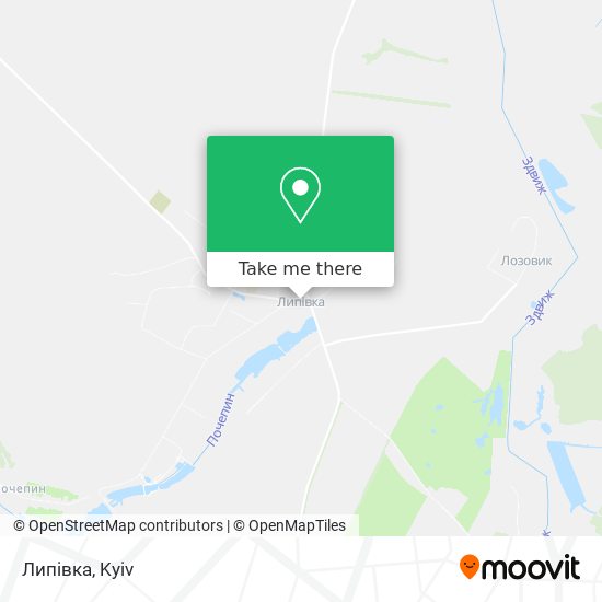 Липівка map