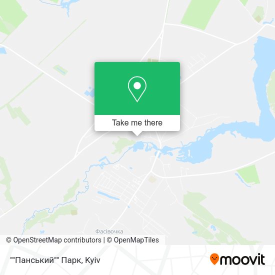 Карта ""Панський"" Парк
