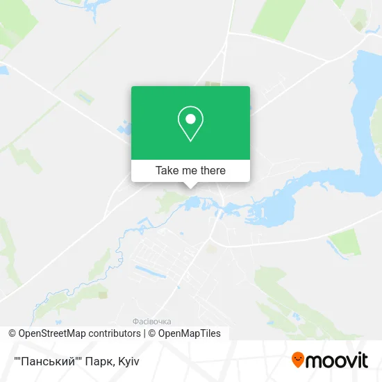 Карта ""Панський"" Парк