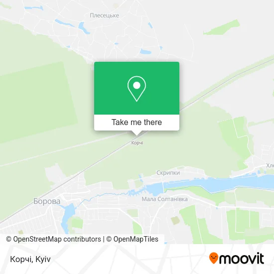 Карта Корчі