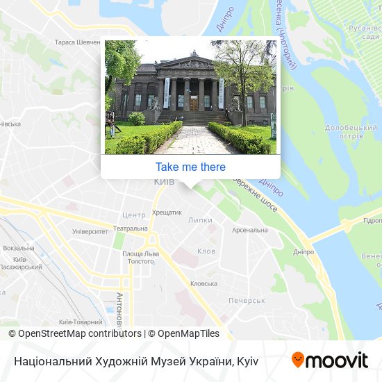 Національний Художній Музей України map