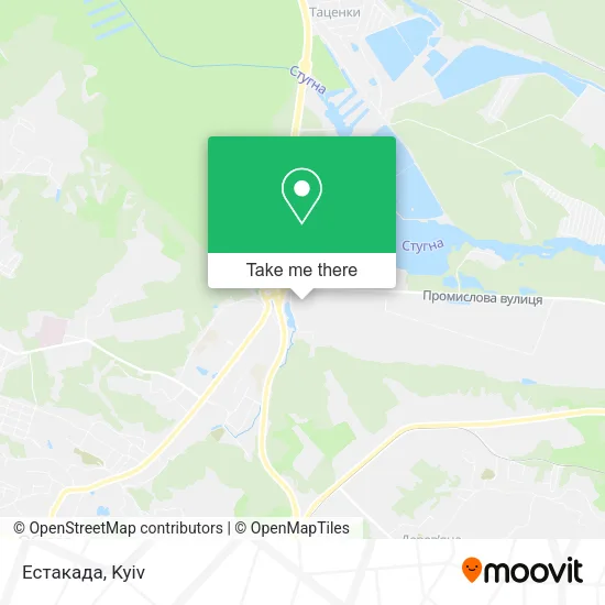 Карта Естакада