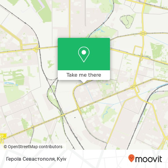 Героїв Севастополя map