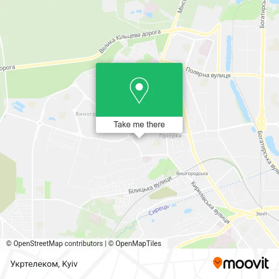 Карта Укртелеком