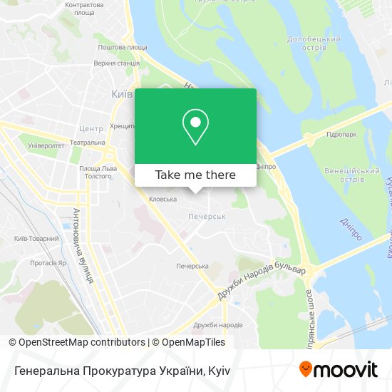 Генеральна Прокуратура України map